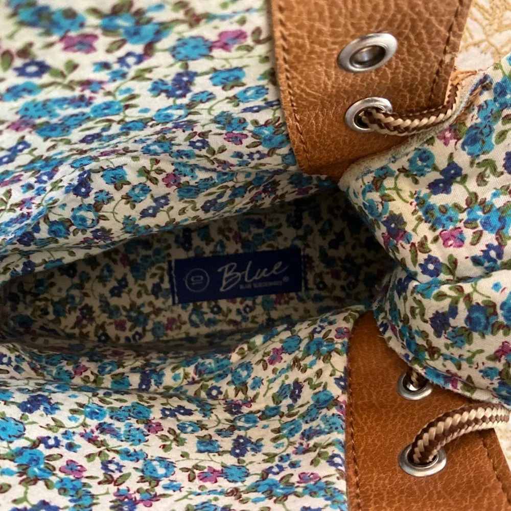Women's Brown & Navy Winter Rain Boots